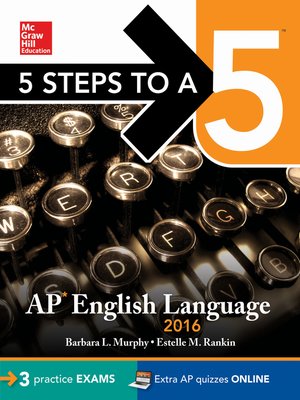 cover image of 5 Steps to a 5 AP English Language 2016